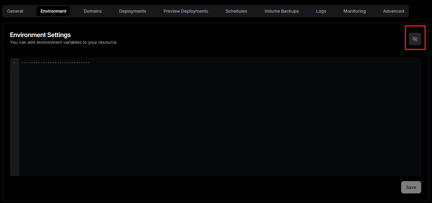 環境変数設定画面