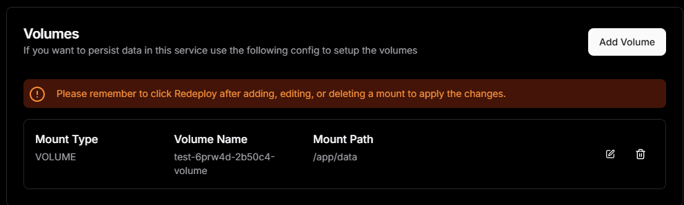 ボリューム作成完了